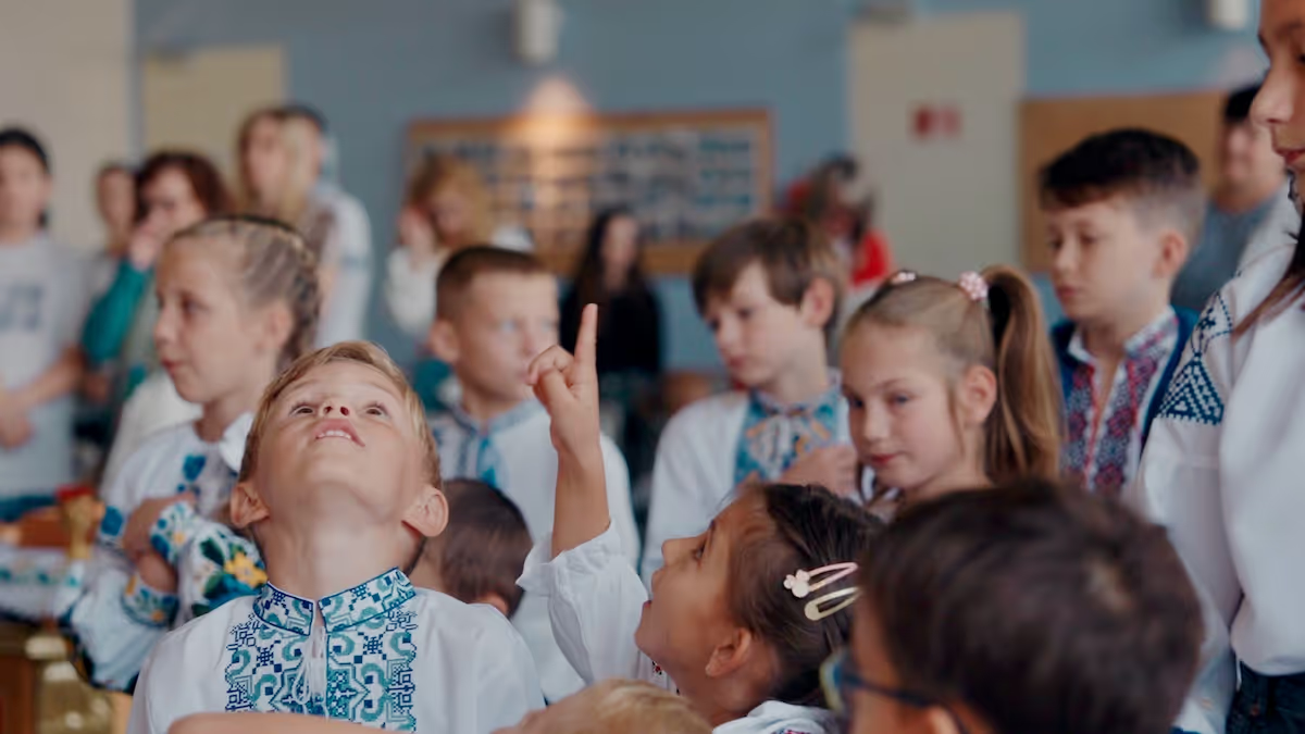Children in parish school